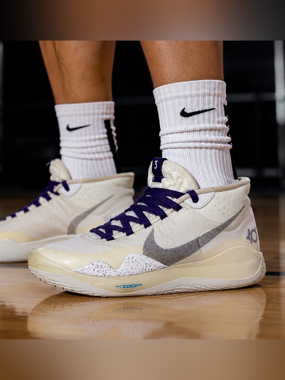 Nike KD 12 By You White Purple Basketball Shoes Men’s 8